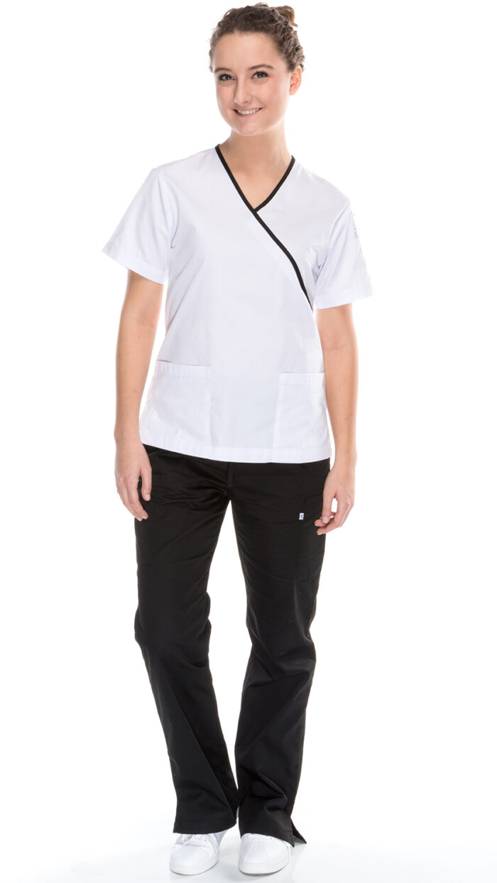 Cross Over V-Neck Scrub Top